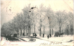 CPA Carte Postale  Belgique Gand Place D'Armes Effet De Neige 1902 VM81406 - Gent