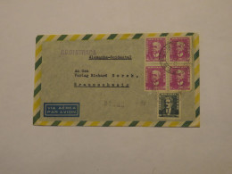 BRAZIL AIRMAIL REGISTERED COVER TO GERMANY - Sonstige & Ohne Zuordnung