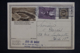 BELGIQUE - Entier Postal De Bruxelles Pour Paris En 1931 - L 153219 - Cartes Postales 1909-1934