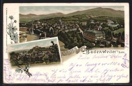 Lithographie Badenweiler, Verschiedene Ortsansichten  - Badenweiler