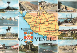 FRANCE - Vendée - Passage Du Gois - Roche Sur Lyon - Talmont - Plages - Villes - Colorisé - Carte Postale - Other & Unclassified
