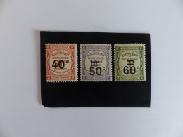 TIMBRES  TAXE  50 / 52  NEUFS  **  COTE  58 € - 1859-1959 Briefe & Dokumente