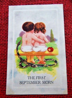 FANCY CARDS - FANTAISIES - Babies - Enfants - " The First  September Morn "   -  Wall Illustrator - Babies