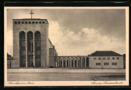 AK Frankfurt-Bockenheim, An Der Frauen-Friedenskirche  - Frankfurt A. Main