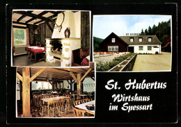 AK Windheim üb. Hafenlohr, Gasthaus St. Hubertus, Innenansicht Vom Gastraum  - Other & Unclassified