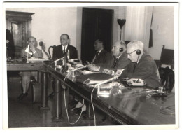 2 Foto S. Marco, Venezia, Ansicht Venedig, Vorstands Sitzung Der UCEPCEE (Düngemittelgewerkschaft) 1961  - Beroemde Personen