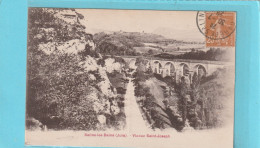 SALINS-LES-BAINS . VIADUC SAINT-JOSEPH .  CARTE AFFR SUR RECTO LE 30-7-1929 - Autres & Non Classés