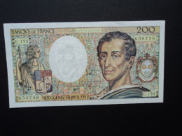 FRANCE : 200 FRANCS   1992    FAY 70 / P 155e     Presque SUP * - 200 F 1981-1994 ''Montesquieu''