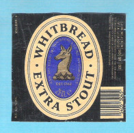 BIERETIKET -  WHITBREAD - EXTRA STOUT - 25 CL.  (BE 739) - Bière