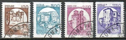 Italien 1988, MiNr. 2035-2038; Burgen Und Schlösser In Kleinem Format, Gestempelt; Alb. 05 - 1981-90: Usati