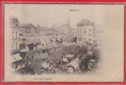 Carte Postale 90. Belfort  Marché Place De La Bascule  Très Beau Plan - Belfort - Città