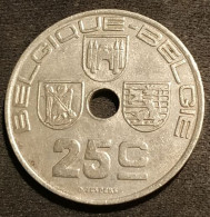 BELGIQUE - BELGIUM - 25 CENTIMES 1939 - Léopold III - ( Belgique - Belgie ) - KM 114.1 - 25 Centesimi