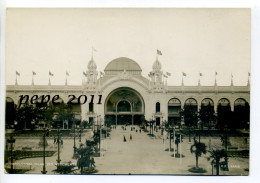 Carte Photo (12x17cm) - Paris Exposition 1900 - Palais Des Vêtements - Animation - Tentoonstellingen