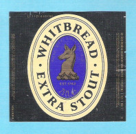 BIERETIKET -  WHITBREAD - EXTRA STOUT - 25 CL.  (BE 741) - Bière
