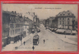 Carte Postale 90. Belfort  Faubourg Des Ancêtres  Tramway   Très Beau Plan - Belfort - Stad