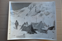Original Photo Press 20.5x26.5cm Everest 1953 Expedition Khumbu Glacier Camp Mountaineering Escalade Alpinisme - Sporten