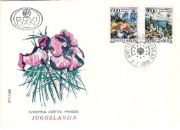 1988-Jugoslavija Jugoslavia S.2v."protezione Della Natura-piante Macedoni"su Fdc - Storia Postale