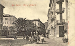 1906-San Remo Corso Umberto Viaggiata Diretta In Belgio Ed Ivi Tassata 10c. - San Remo