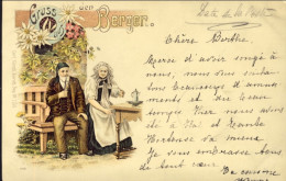 1902-Svizzera Gruss Den Berger, Viaggiata Diretta In Belgio - Andere & Zonder Classificatie