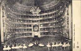 1908-Milano Interno Del Teatro Della Scala, Viaggiata Diretta In Belgio - Milano (Mailand)