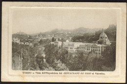 1920circa-"Torino,vista Dell'Esposizione Dal RESTAURANT DU PARC Al Valentino" - Autres & Non Classés