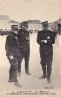 1914-Francia Les Generaux Currieres De Castelneau,Joffre Et Pau - Personnages