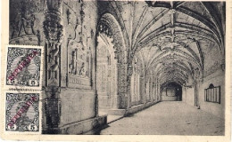 1911-Portogallo Cartolina Claustro Dos Jeronymos Lisboa Diretta In Francia Affra - Marcofilie