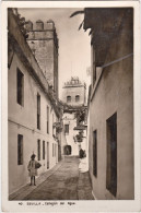 1930circa-Spagna Sevilla Callejon De Agua Non Viaggiata - Autres & Non Classés