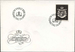 1969-Liechtenstein S.1v."Stemma Del Principato"su Fdc Illustrata - Ohne Zuordnung