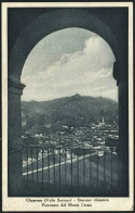 1944-Bergamo "Clusone (Valle Seriana)Panorama Dal Monte Crosio"cartolina Affranc - Bergamo