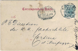 1903-Autriche Osterreich Austria Cartolina Postale Affrancata 5h.diretta A Corti - Otros & Sin Clasificación