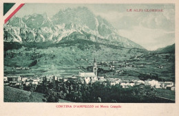 1920circa-Le Alpi Gloriose Cortina D'Ampezzo Col Monte Cristallo - Belluno