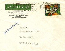 1976-busta Con Intestazione Commerciale Stampati Affrancata L.40 Giornata Del Fr - 1971-80: Poststempel