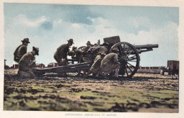 1918circa-artiglieria Americana In Azione, Non Viaggiata - Guerre 1914-18