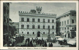 1930circa-"Chiavari,Piazza Carlo Alberto E Palazzo Di Giustizia Animata" - Genova (Genoa)