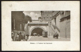 1908-"Roma,il Traforo Del Quirinale Animata" Cartolina Viaggiata - Andere & Zonder Classificatie