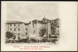 1930circa-"Roma Fontana Dell'Esedra Con Veduta S.M.degli Angeli,animata" - Other & Unclassified