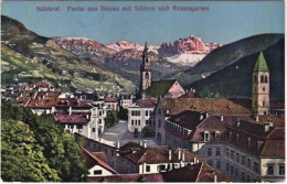 1910circa-Sud Tirol Partie Aus Bozen Mit Schlern Und Rosengarten, Viaggiata - Bolzano (Bozen)