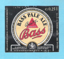 BIERETIKET -  BASS PALE ALE  - 0,25 L.  (BE 751) - Bière