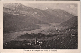 1930circa-veduta Di Montagna (Valtellina) Col Piano Di Sondrio, Non Viaggiata - Sondrio