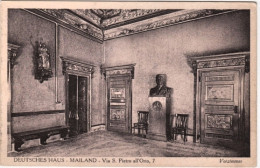 1930circa-Deutsches Haus Mailand Via S.Pietro All'Orto, 7 Vorzimmer, Non Viaggia - Milano (Mailand)