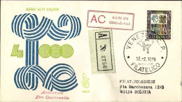 1979-L.4000 Alto Valore Su Fdc Venetia Assicurata Convenzionale - FDC