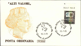 1979-L.4000 Alto Valore Su Fdc Roma Annullo Roma Filatelico - FDC