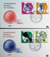 1966-CONGO REP. Camp. Mondo Calcio Vittoria Gran Bretagna Serie Cpl. (638/45) Su - Other & Unclassified