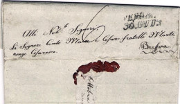 1842-piego Con Testo Bollo Lineare Verona 30 Ottobre - 1. ...-1850 Prephilately