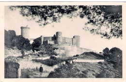 1936-Spagna Cartolina Foto Palma De Mallorca Castillo De Bellver Affrancata 30c. - Sonstige & Ohne Zuordnung