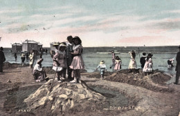 1908-Belgio Ostende Sur La Plage, Viaggiata - Autres & Non Classés