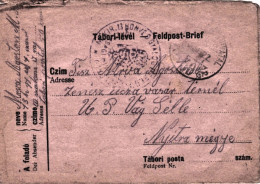 1922-K.K.Feldpost 50 Biglietto Postale Ungherese - Cartas & Documentos
