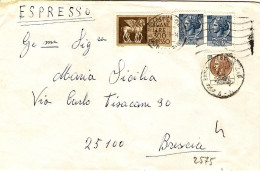 1979-busta Espresso Affrancata L.100 Siracusana+due L.60 Siracusana+espresso L.3 - 1971-80: Poststempel