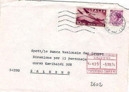 1974-busta Aperta Su 3 Lati Affrancata L.40 Siracusana+posta Aerea L.10 Stretta  - 1971-80: Poststempel